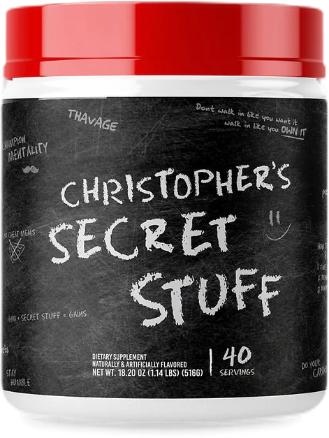 Christopher&#39;s Secret Stuff | Champion Pre-Workout - BadiZdrav.BG