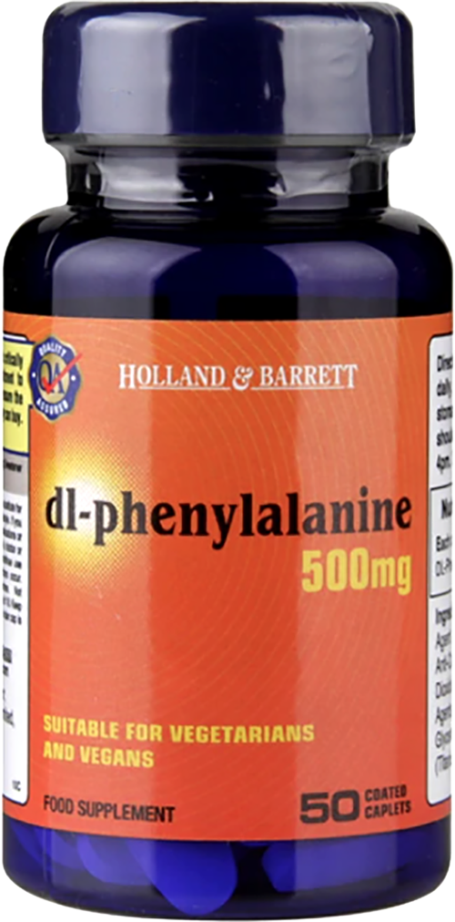 DL-Phenylalanine / DLPA 500 mg - BadiZdrav.BG