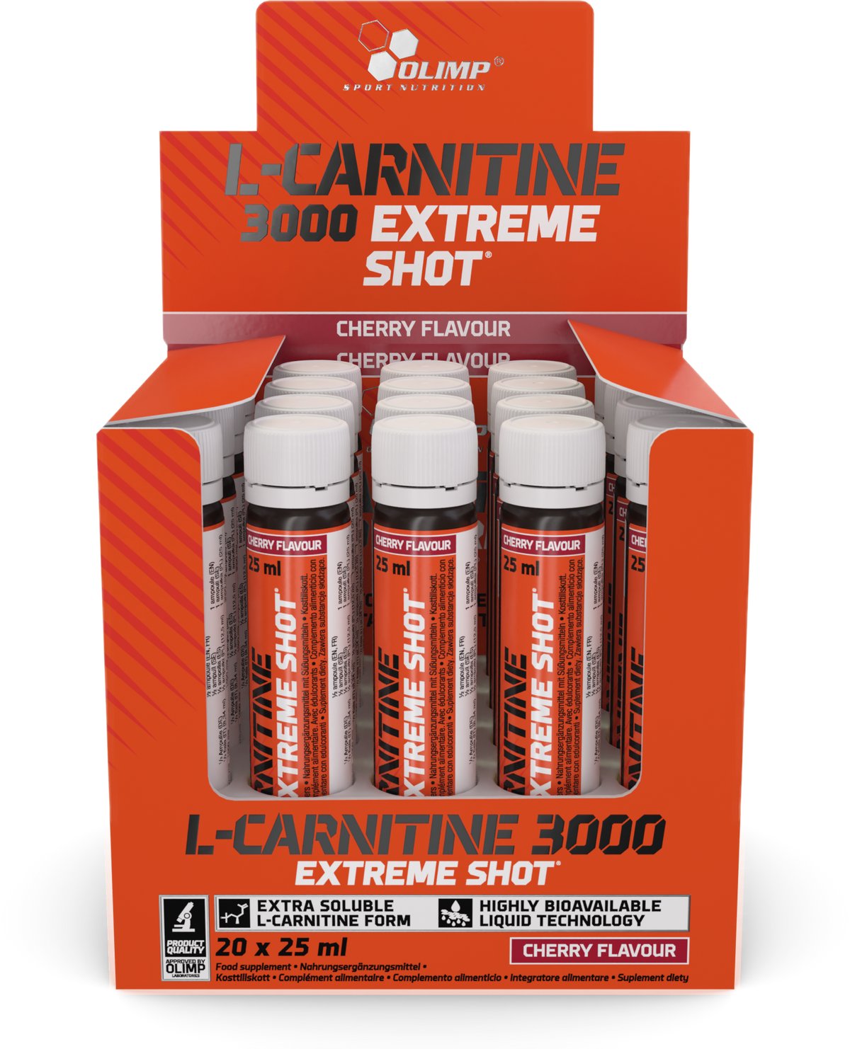 L-CARNITINE 3000 EXTREME SHOT - Череша