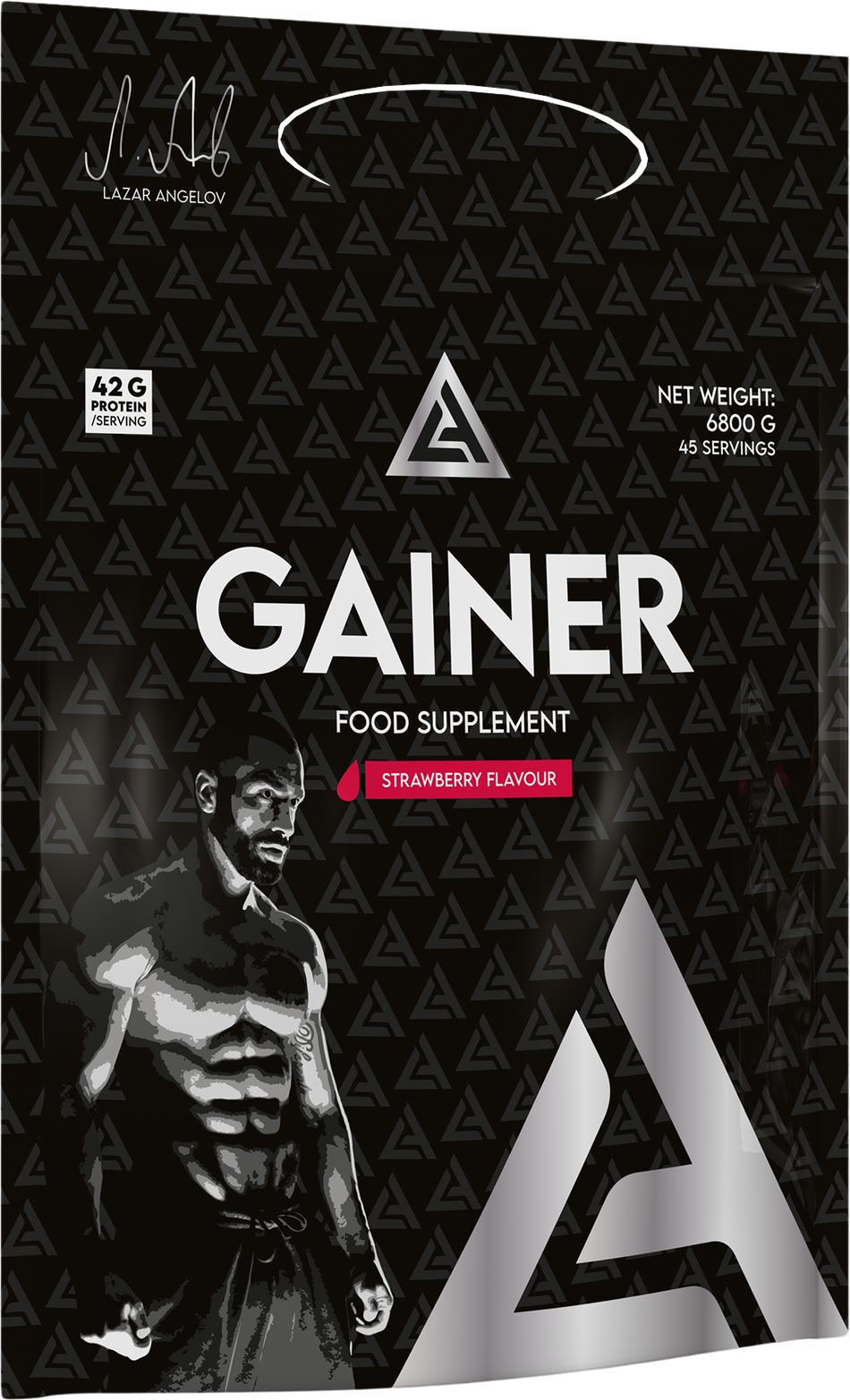 LA Gainer | High-Protein Mass Gainer with Creatine &amp; Men&#39;s Herbal Complex - Ягода