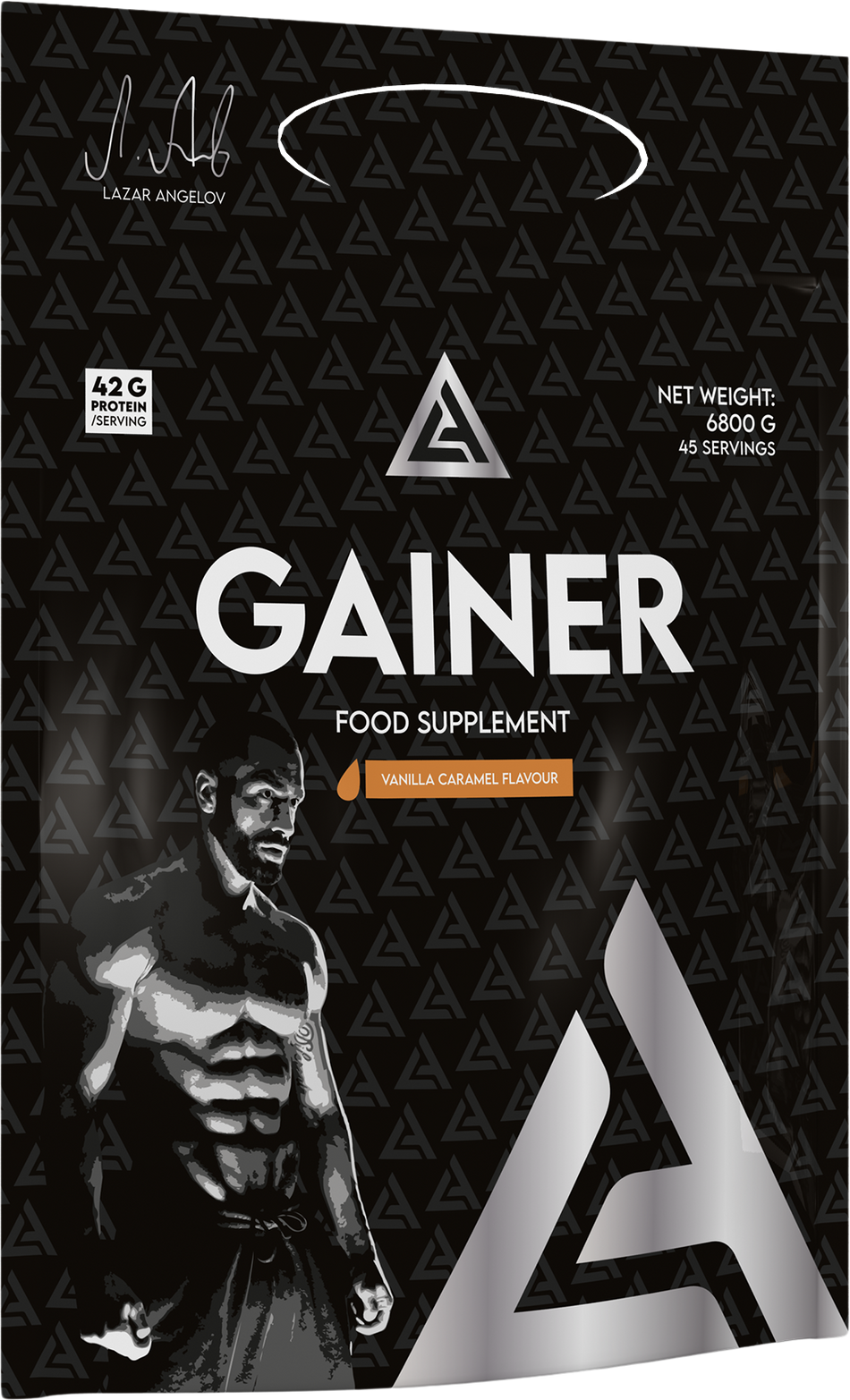 LA Gainer | High-Protein Mass Gainer with Creatine &amp; Men&#39;s Herbal Complex - Ванилия с карамел
