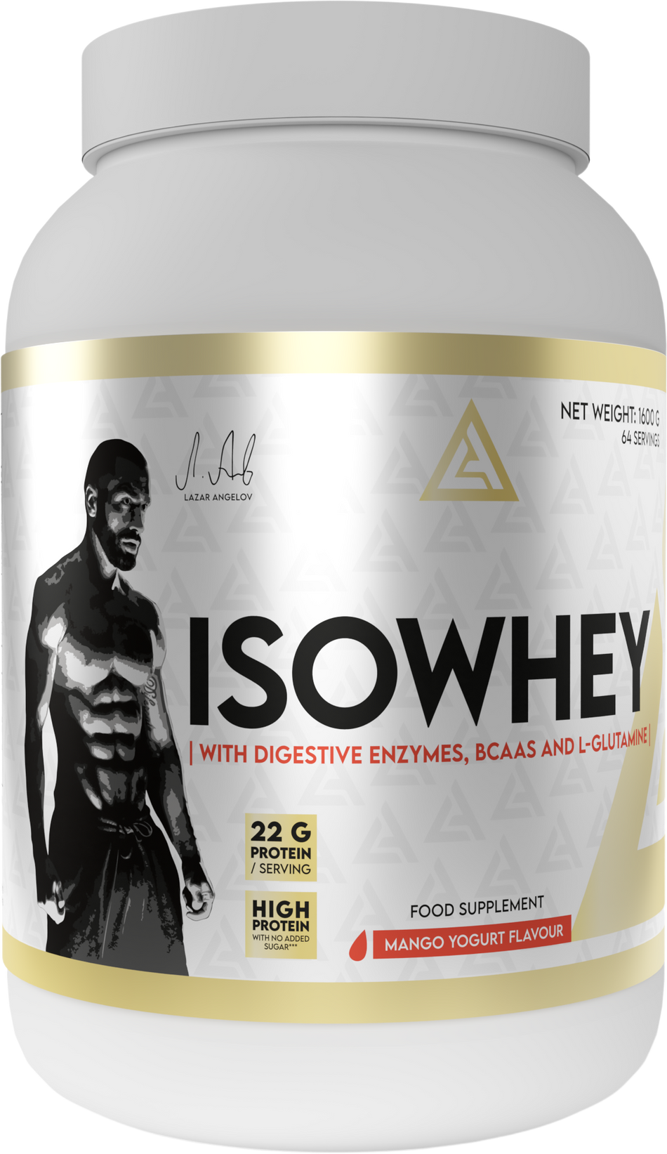 IsoWhey | Whey Protein Isolate with Digestive Enzymes, BCAA &amp; Glutamine