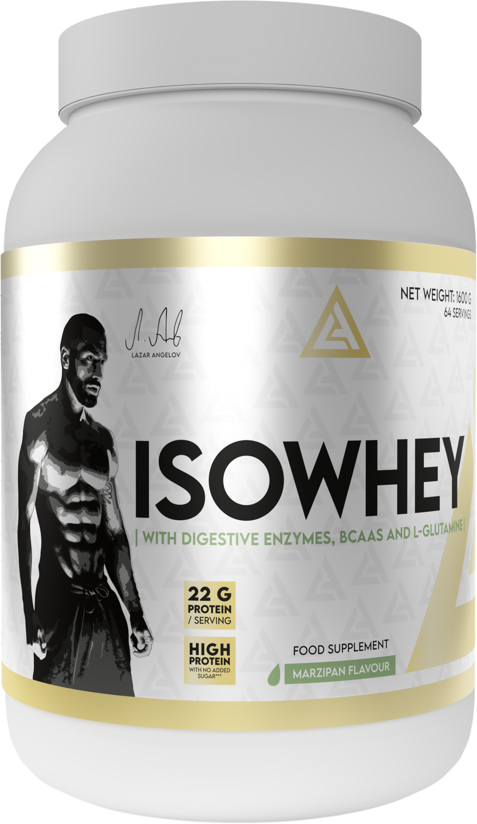IsoWhey | Whey Protein Isolate with Digestive Enzymes, BCAA &amp; Glutamine - Марципан