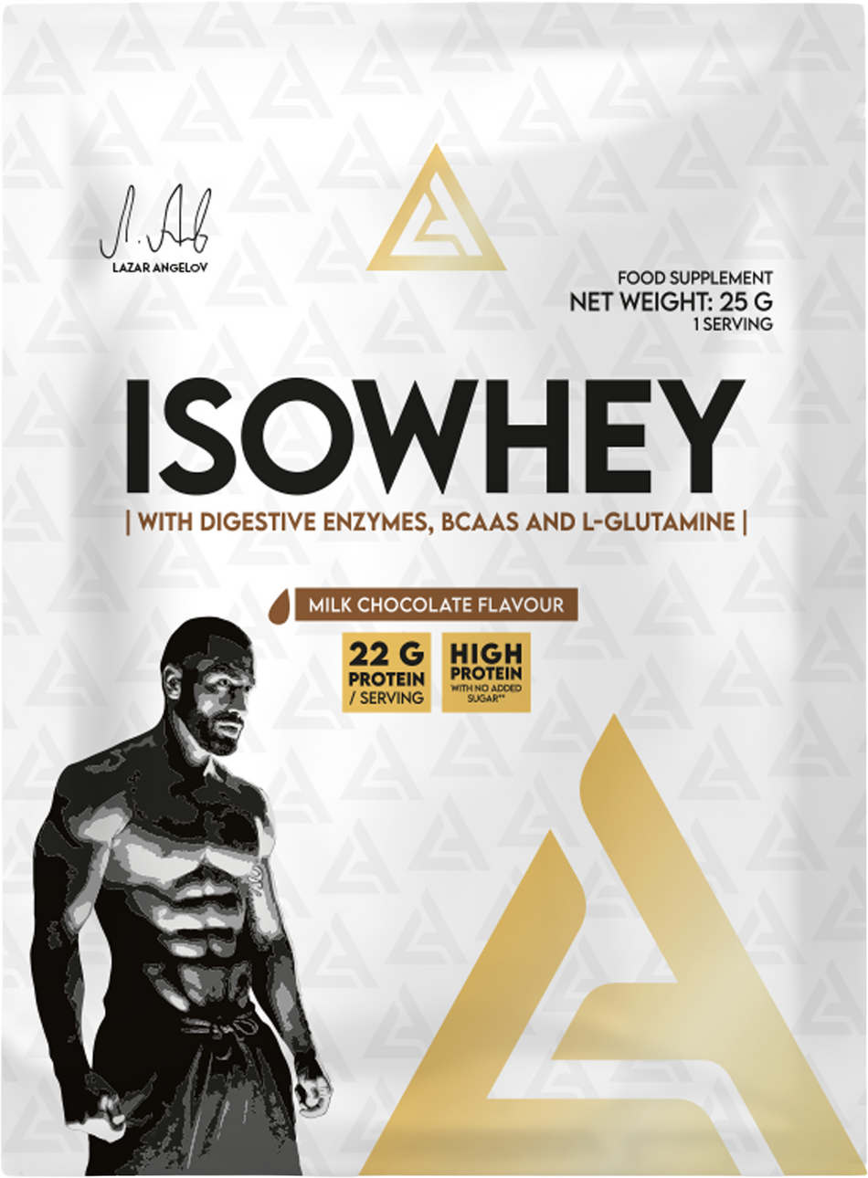 IsoWhey | Whey Protein Isolate with Digestive Enzymes, BCAA &amp; Glutamine - Шоколад