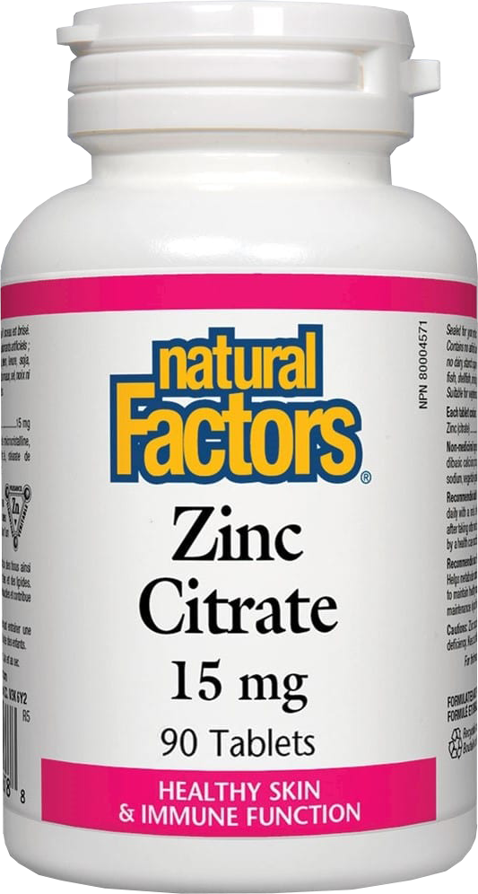 Zinc Citrate 15 mg - BadiZdrav.BG