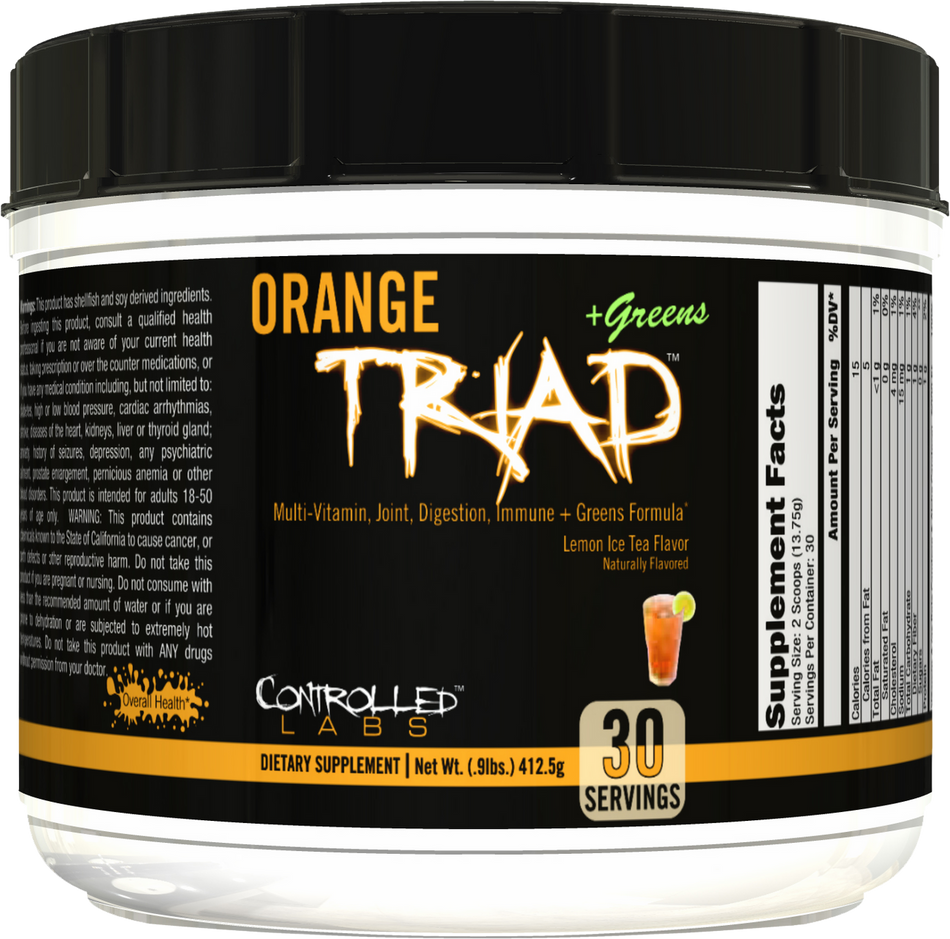 Orange TRIAD + Greens Powder