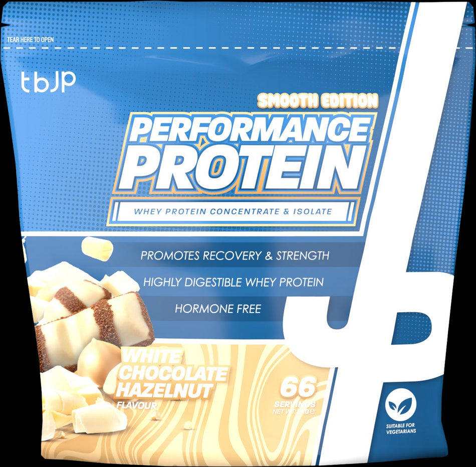 Performance Protein  | Blend of Isolate &amp; Concentrate - Бял шоколад с лешник