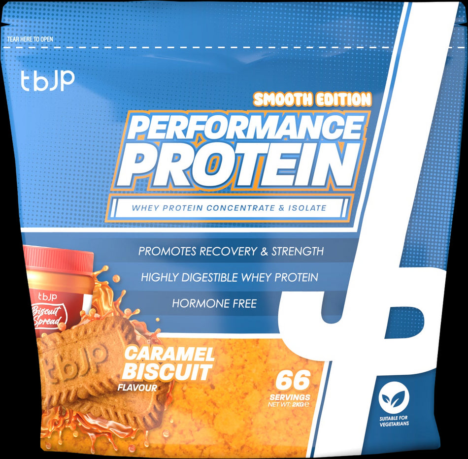 Performance Protein  | Blend of Isolate &amp; Concentrate - Бисквити с карамел