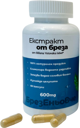 Екстракт от Бреза 600 mg - BadiZdrav.BG