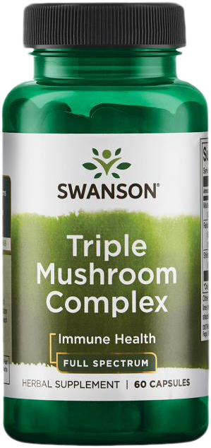 Triple Mushroom Complex 600 mg - BadiZdrav.BG