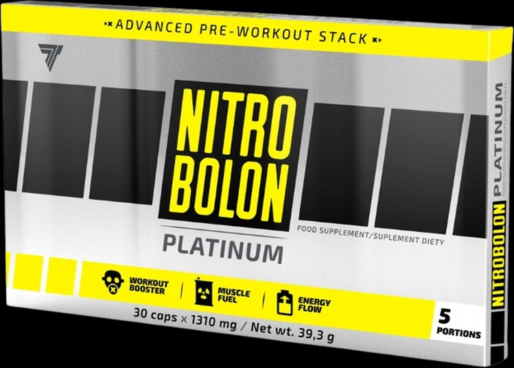 Nitrobolon Platinum Caps | Complete Pre-Workout Formula - 