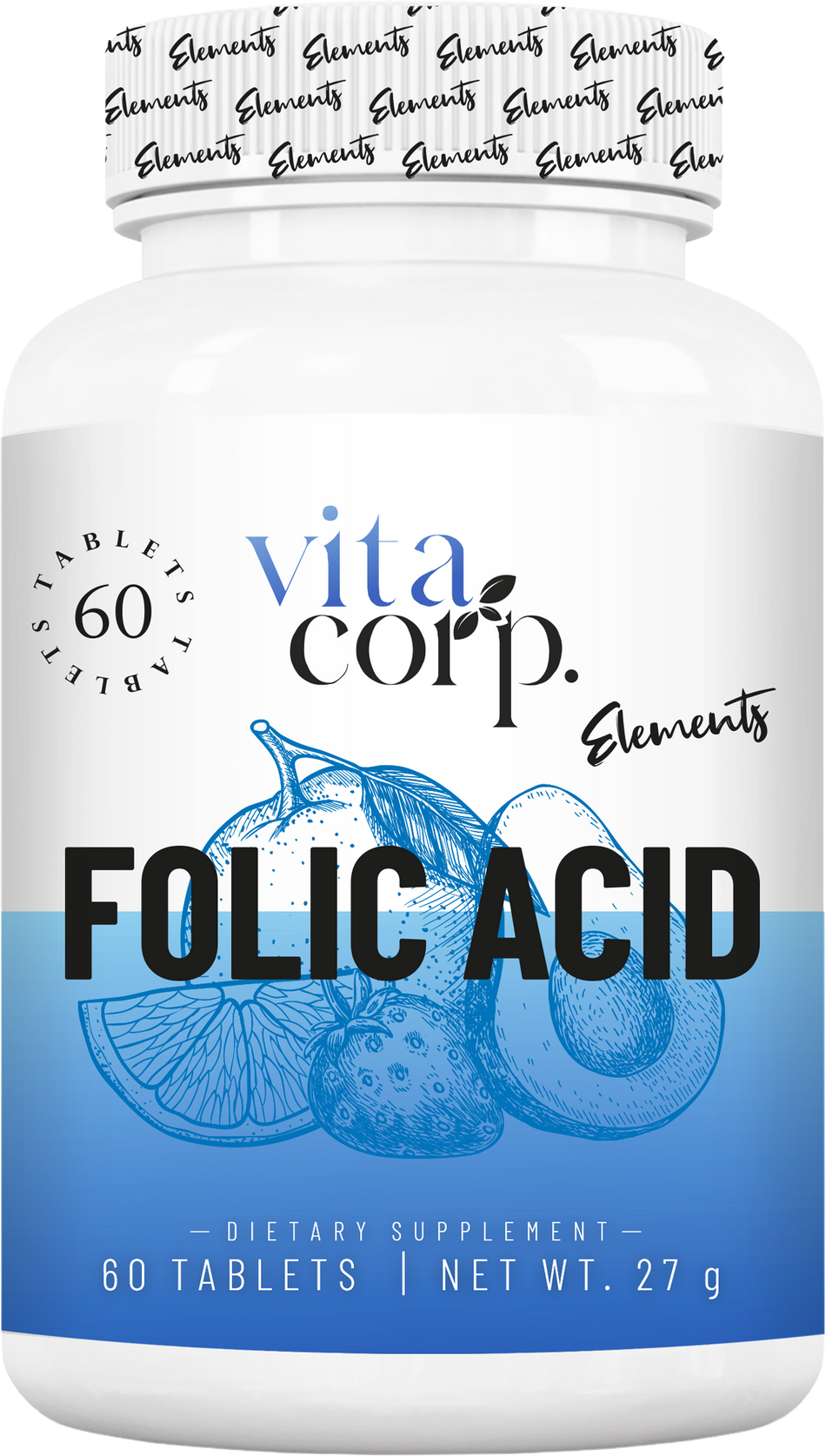 Folic Acid 500 mcg - BadiZdrav.BG