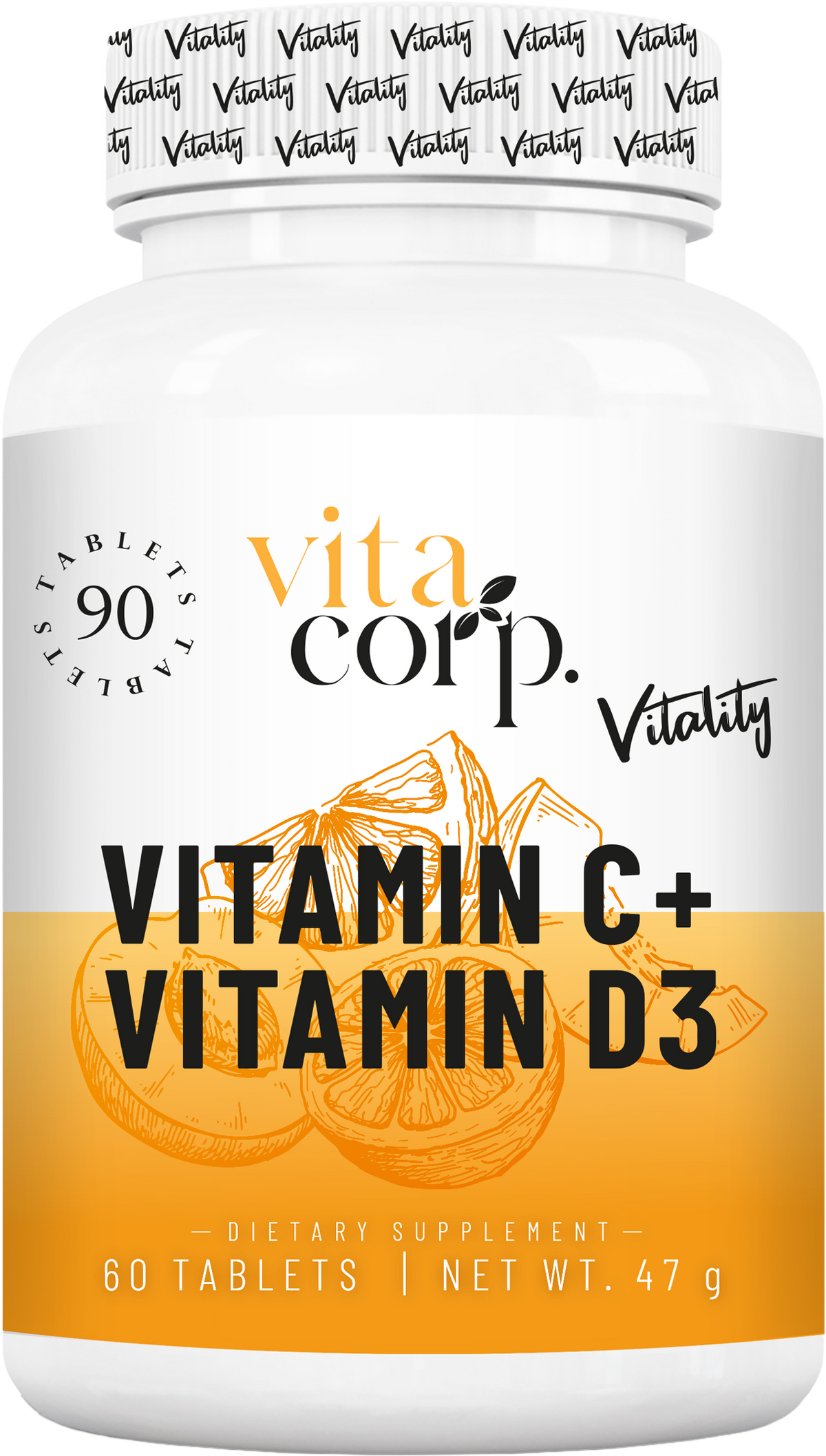 Vitamin C + Vitamin D Vitality - BadiZdrav.BG