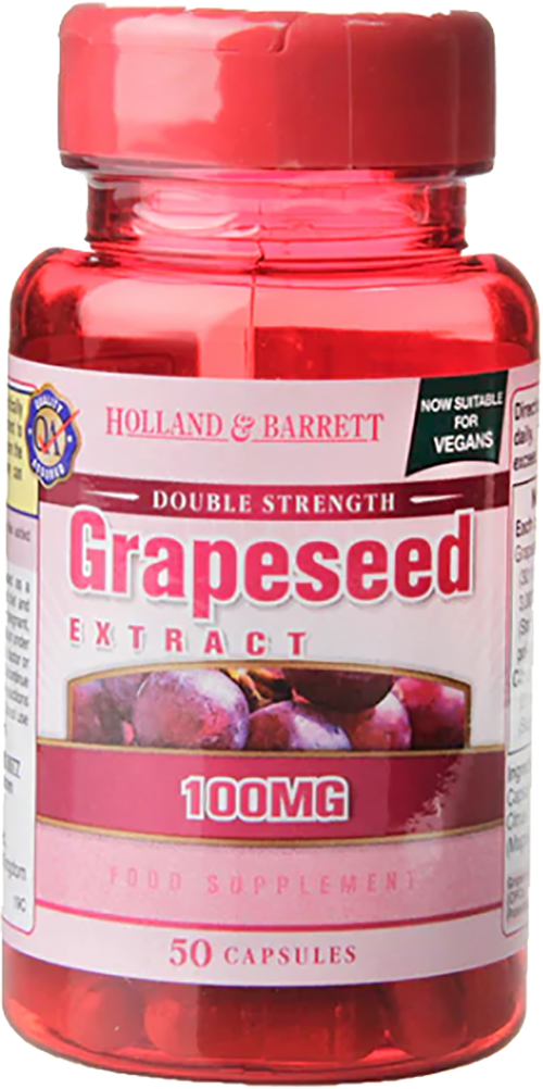 Grapeseed Extract 100 mg / Double Strength - BadiZdrav.BG