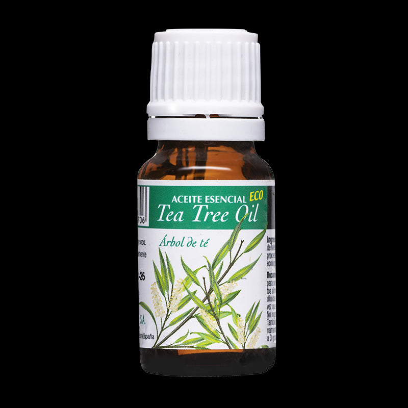 Био етерично масло от чаено дърво – антисептичен и противогъбичен ефект - Aceite Esencial Eco Tea Tree Oil, 10 ml - BadiZdrav.BG