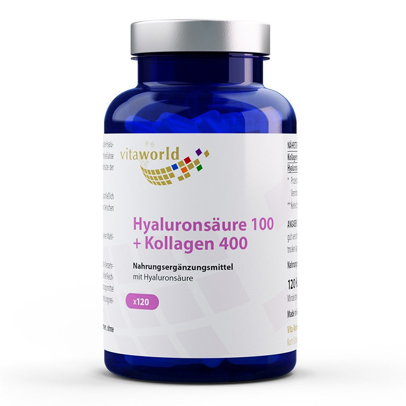 Антиейджинг - Хиалуронова киселина + Колаген, 120 капсули