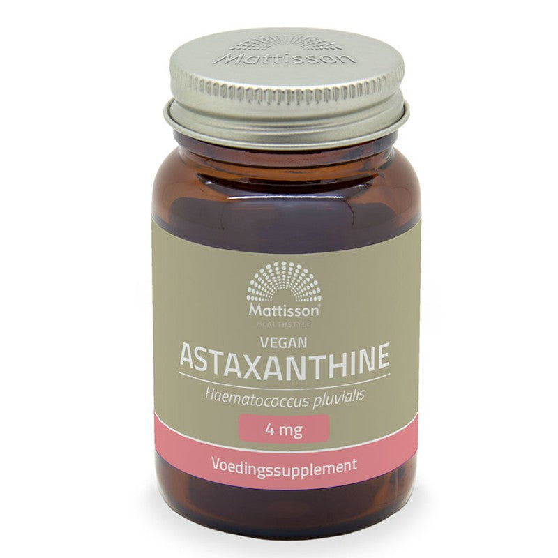 Антиоксидант - Астаксантин (от водорасли), 60 капсули Mattisson Healthstyle