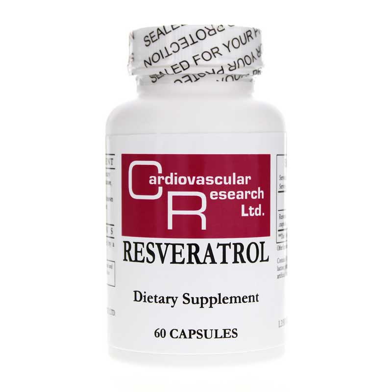 Ресвератрол - Сърдечно и съдово здраве, кръвообращение, 250 mg, 60 капсули