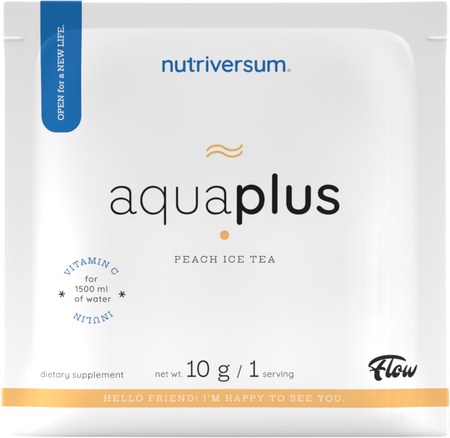 Aqua+ | Refreshing Drink Powder with Vitamin C and inulin - Студен чай праскова