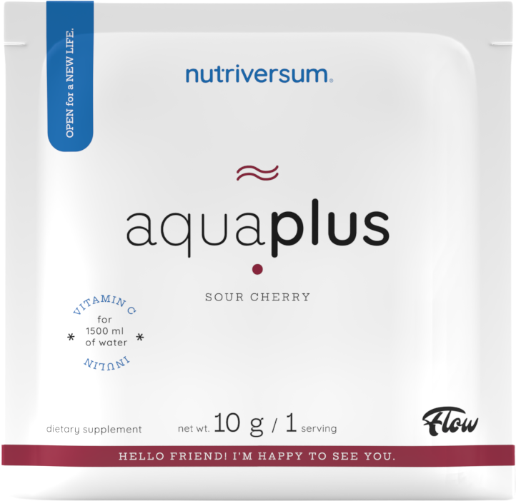 Aqua+ | Refreshing Drink Powder with Vitamin C and inulin - Вишна