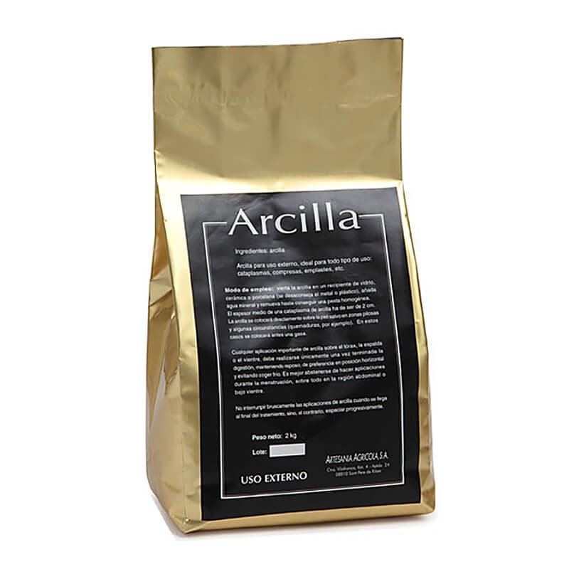 Аrcilla - Лечебна глина на прах, 2 kg Artesania - BadiZdrav.BG