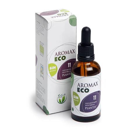 Билкова тинктура за нервната система - Aromax Eco 11 Plantis®, без алкохол, 50 ml - BadiZdrav.BG