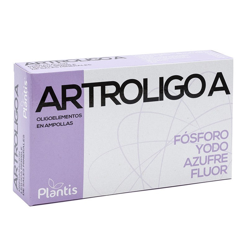Artroligo A Oligoelementos (фосфор, йод, сяра, флуор)/ За здрави стави, 20 ампули за пиене Artesania - BadiZdrav.BG