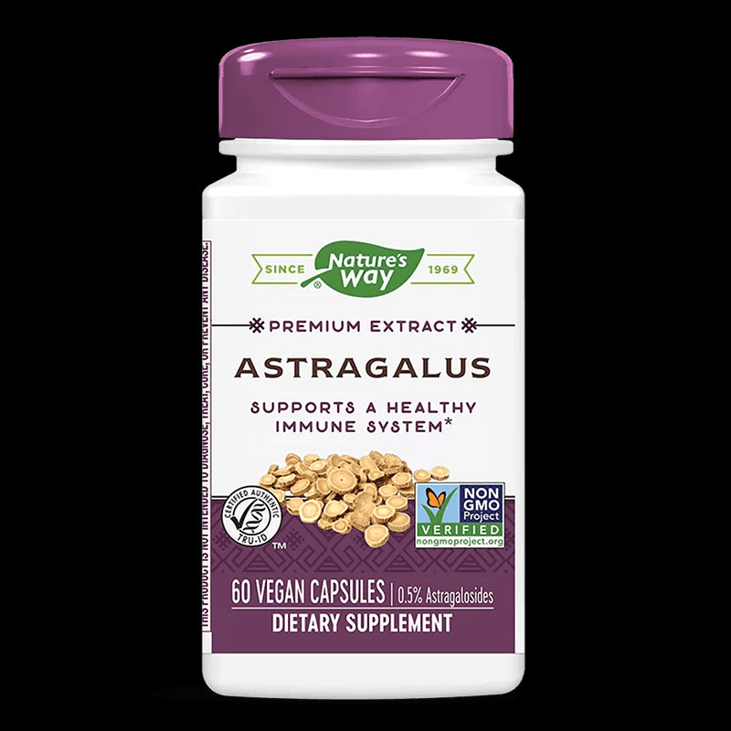 Astragalus premium extract - Астрагал премиум екстракт, 500 mg, 60 капсули Nature’s Way - BadiZdrav.BG