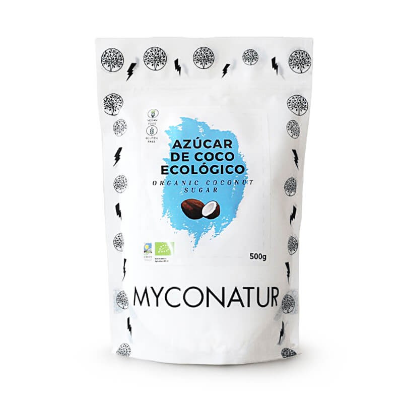 Azucar de coco, Bio - Био кокосова захар, 500 g Myconatur - BadiZdrav.BG