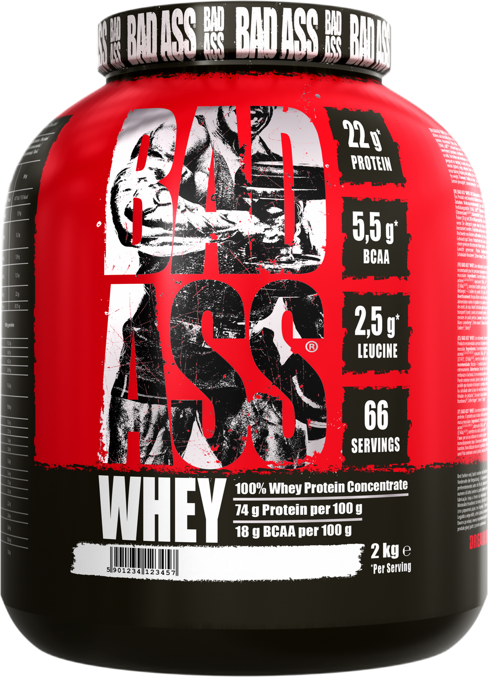BAD ASS / Whey / Premium Protein - Бисквита с Крем