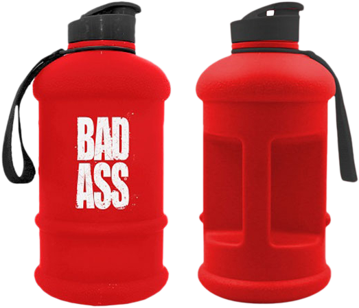Bad Ass / Matte Water Jug / White Logo - BadiZdrav.BG