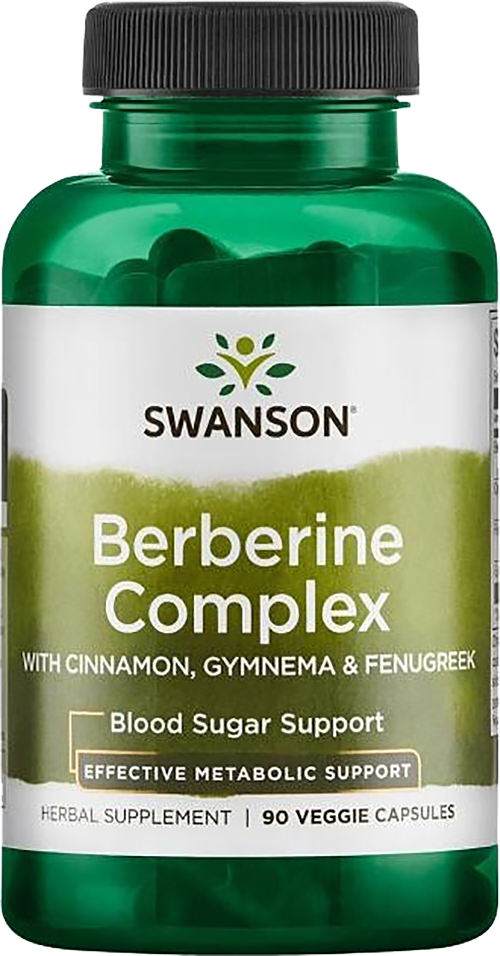 Berberine Complex with Cinnamon, Gymnema &amp; Fenugreek 600 mg - BadiZdrav.BG