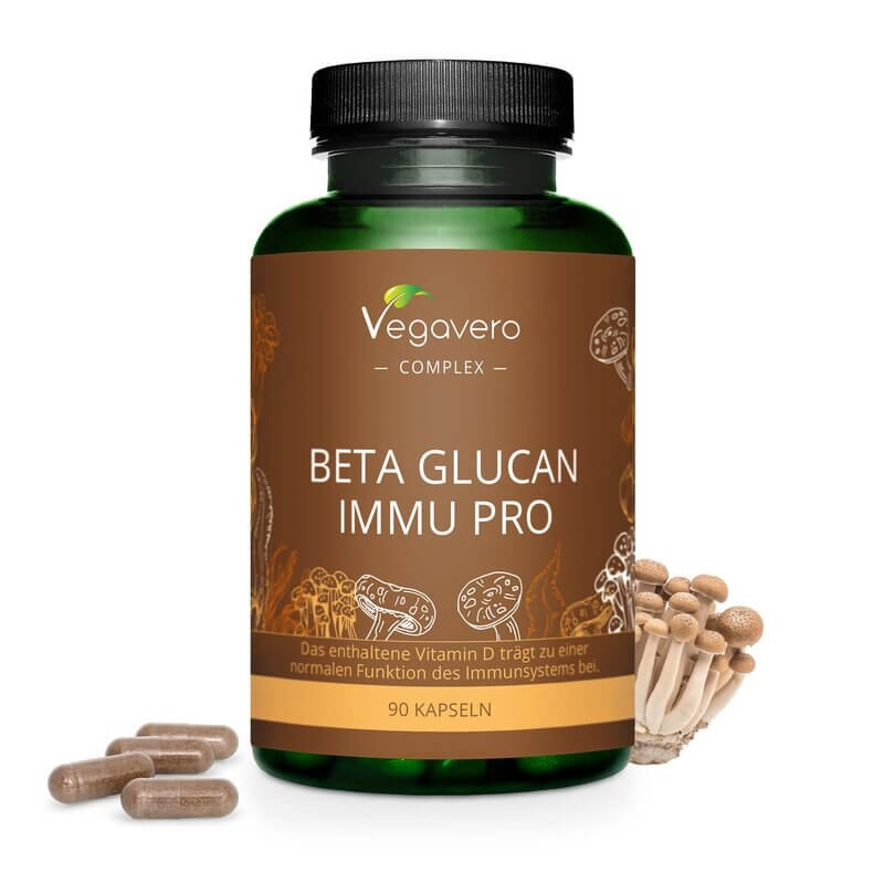 Beta Glucan Immu Pro/ Бета-глюкан имун про, 90 капсули, 100% Vegan Vegavero - BadiZdrav.BG