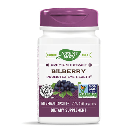 Bilberry-Черна боровинка – силно зрение, 60 капсули Nature’s Way - BadiZdrav.BG