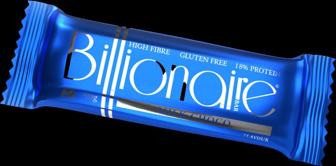 Billionaire Bar | High Fibre ~ Gluten Free ~ Protein Bar - Млечен шоколад
