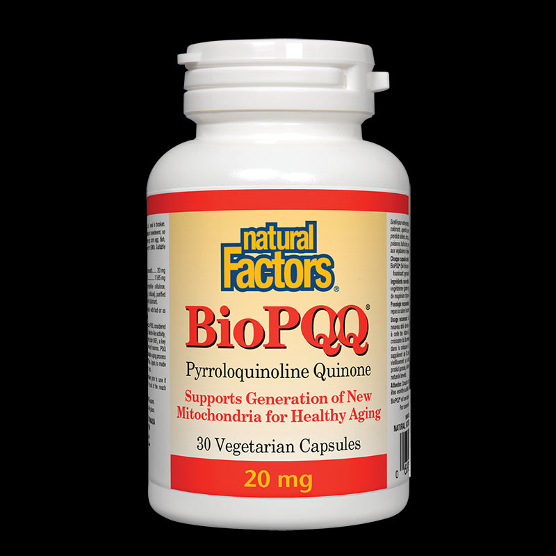BioPQQ®/ Пиролоквинолин квинон 20 mg х 30 капсули Natural Factors - BadiZdrav.BG