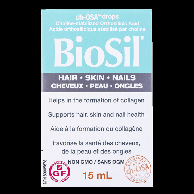 BioSil™ Hair, Skin & Nails/ Коса, кожа и нокти 15 ml x 30 дневни дози Natural Factors - BadiZdrav.BG