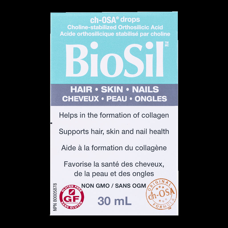 BioSil™ Hair, Skin & Nails/ Коса, кожа и нокти 30 ml x 60 дневни дози Natural Factors - BadiZdrav.BG