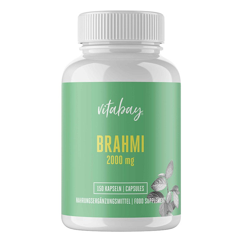 Brahmi - Екстракт от Брахми 2000 mg, 150 капсули Vitabay - BadiZdrav.BG