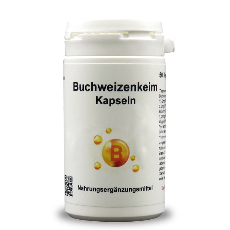 Buchweizenkeim - Зародиш от елда - В подкрепа на нервната система, 50 капсули Karl Minck - BadiZdrav.BG