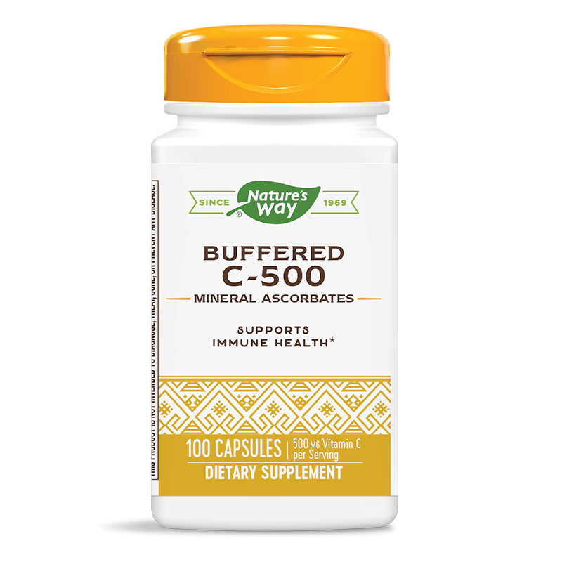 Buffered C-500/ Витамин С (буфериран) 500 mg x 100 капсули Nature’s Way - BadiZdrav.BG