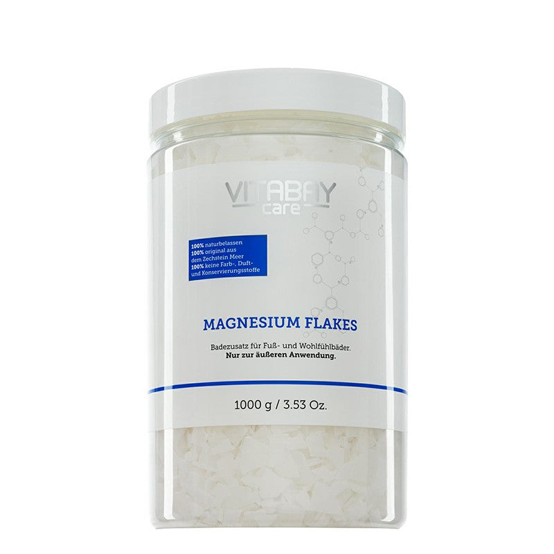 Care Magnesium Flakes - Магнезий люспи, 1000 g Vitabay