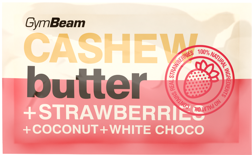 Cashew Butter with Coconut + White Choco and Strawberry Sample - - 