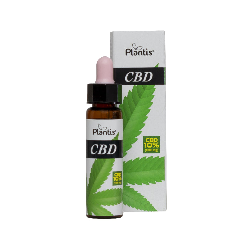 Масло от конопено семе (CBD 10%, 1000 mg) - Грижа за мазна, акнеична и състарена кожа - За външна употреба, 10 ml - BadiZdrav.BG