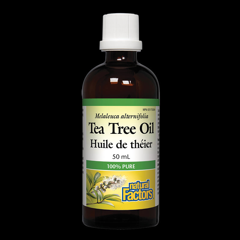 Tea Tree Oil/ Чаено дърво (масло) x 50 ml / 50 дози Natural Factors - BadiZdrav.BG