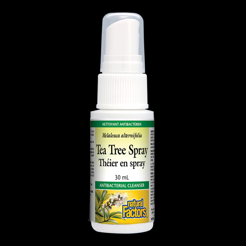 Tea Tree Spray/ Чаено дърво спрей за тяло, 30 ml Natural Factors - BadiZdrav.BG