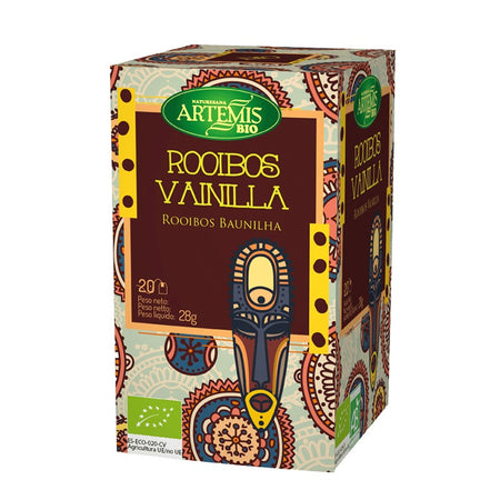 Чай Ройбос с аромат на ванилия, 20 филтърни пакетчета Herbes del Moli