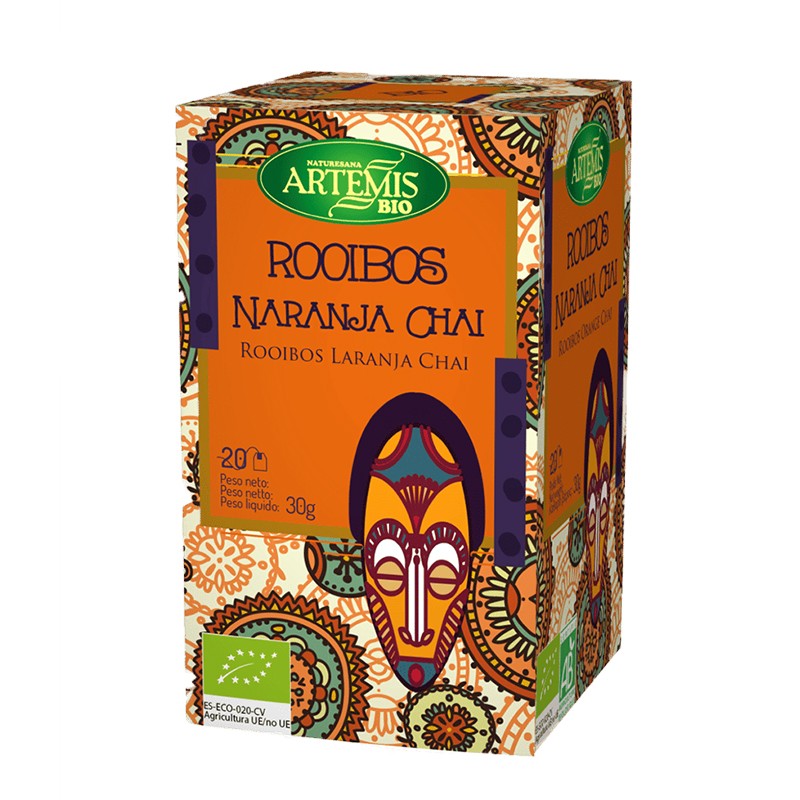 Чай Ройбос с портокал, 20 филтърни пакетчета Herbes del Moli