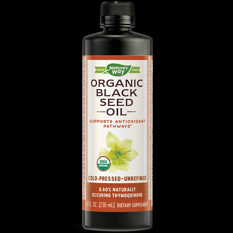 Черен кимион (масло) - Organic Black Seed Oil, 236 ml Nature’s Way - BadiZdrav.BG