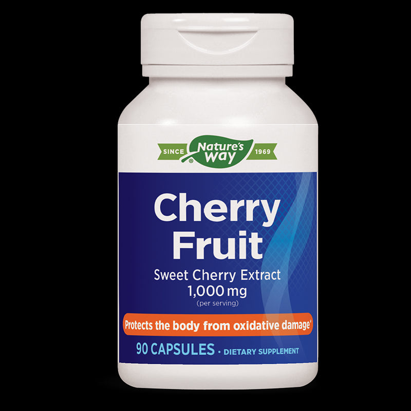 Cherry Fruit/ Череша (плод) 500 mg x 90 капсули Nature’s Way - BadiZdrav.BG
